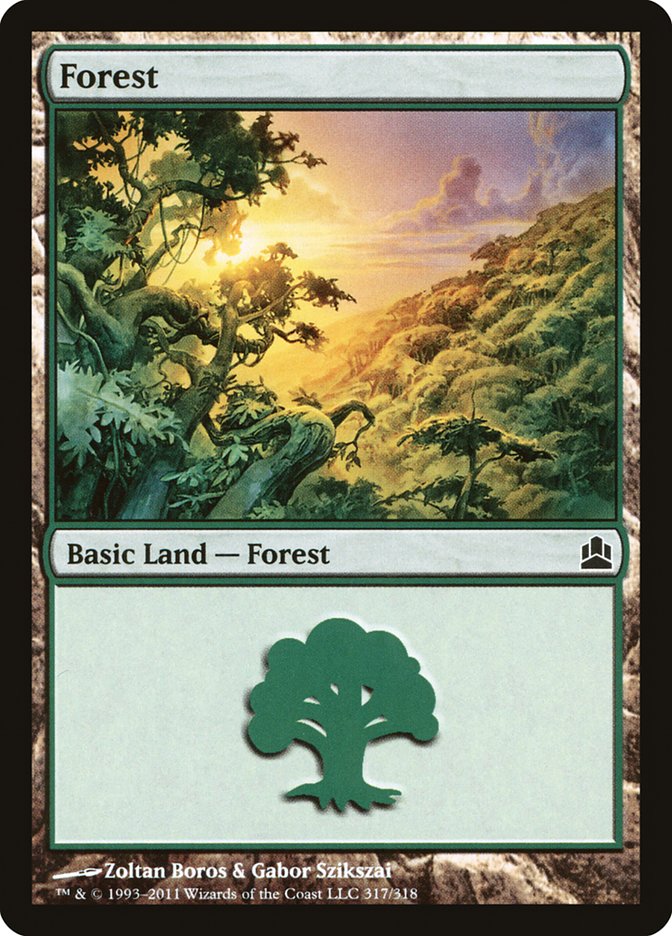 Forest (#317) [Commander 2011]