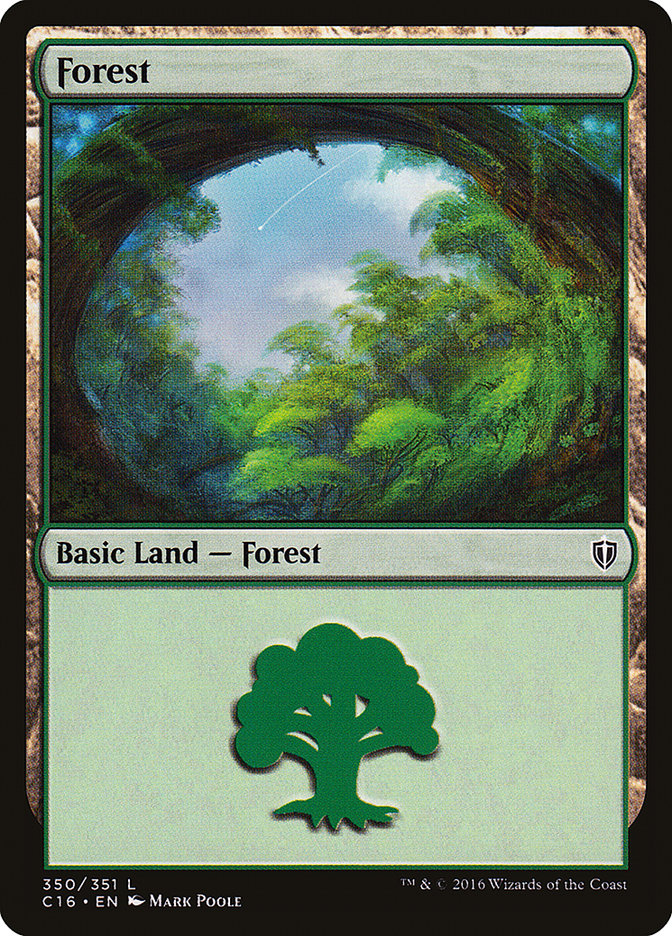 Forest (#350) [Commander 2016]