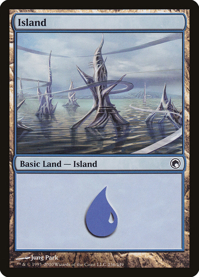 Island (#236) [Scars of Mirrodin]
