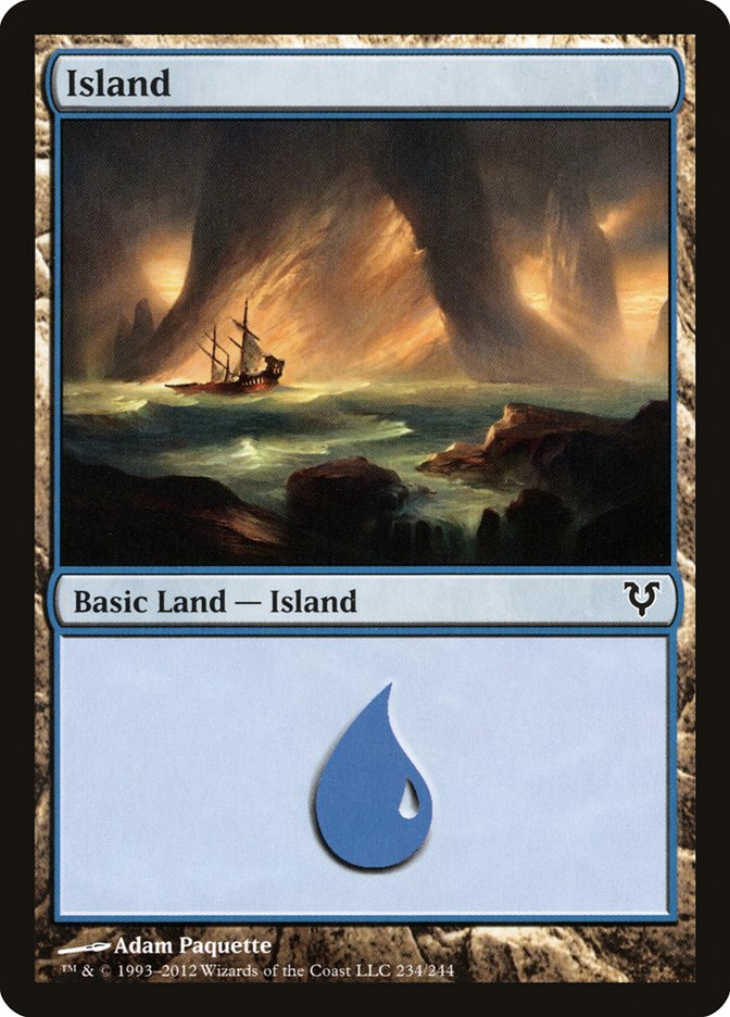 Island (#234) [Avacyn Restored]