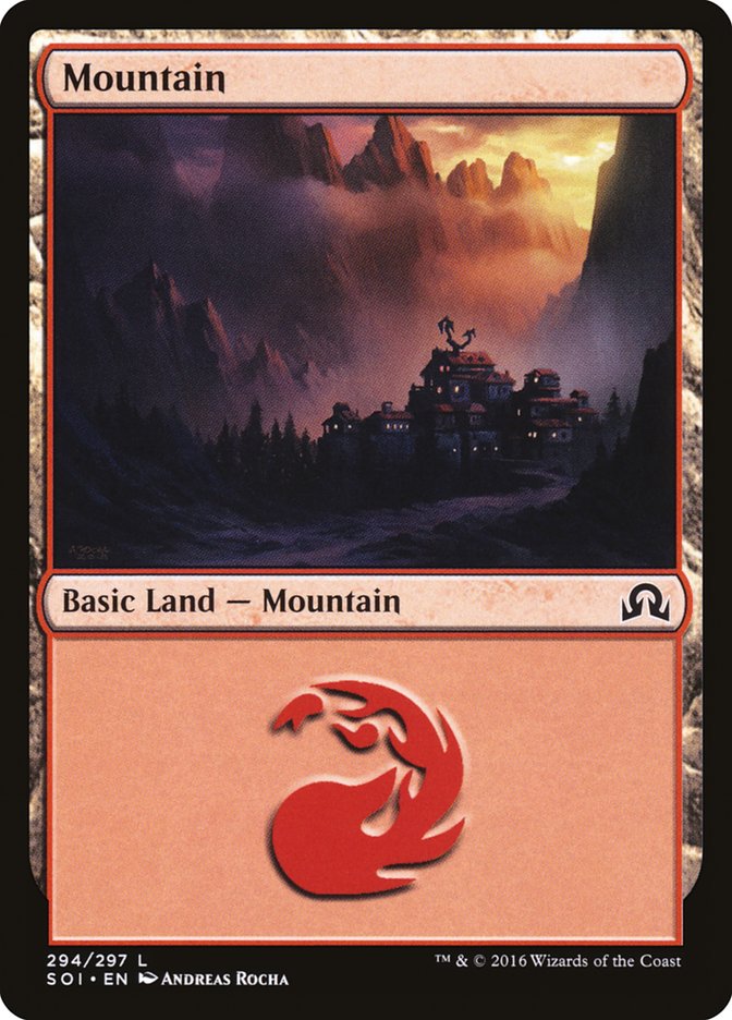 Mountain (#294) [Shadows over Innistrad]