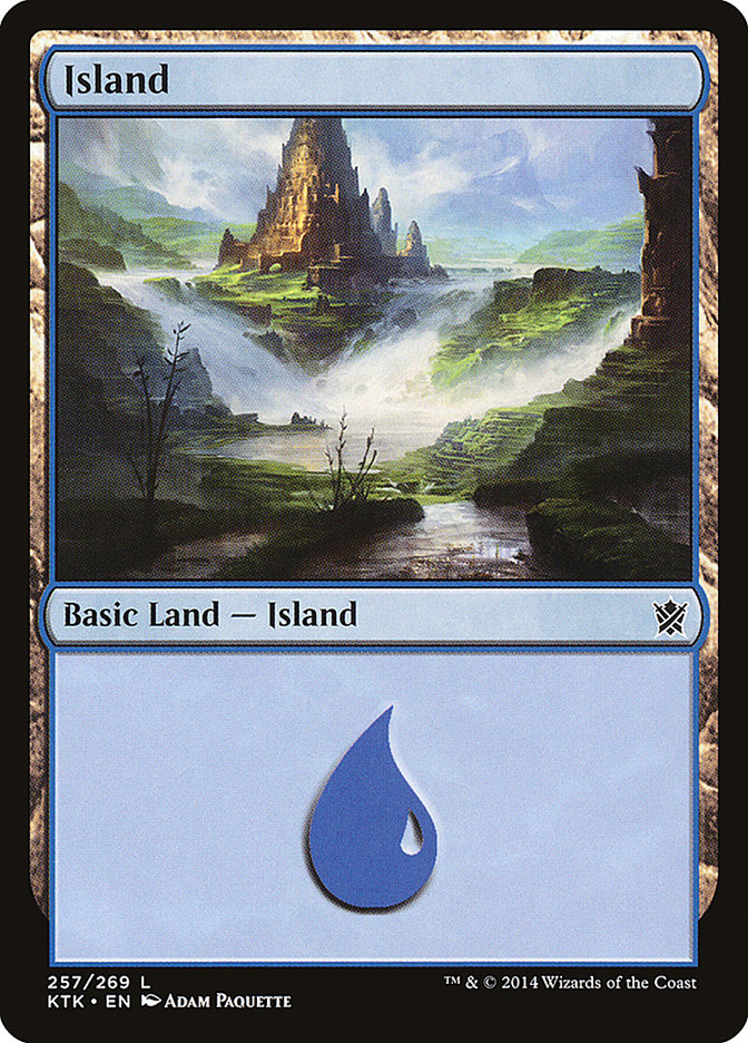 Island (#257) [Khans of Tarkir]