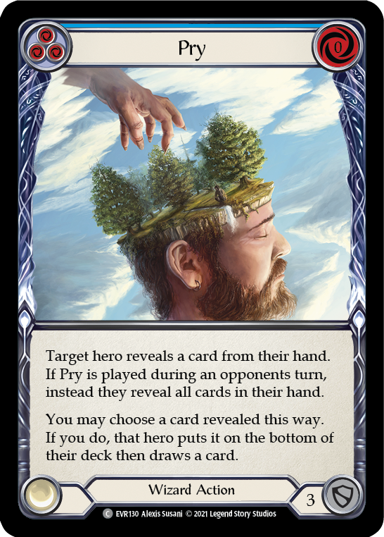 Pry (Blue) [EVR130] 1st Edition Normal
