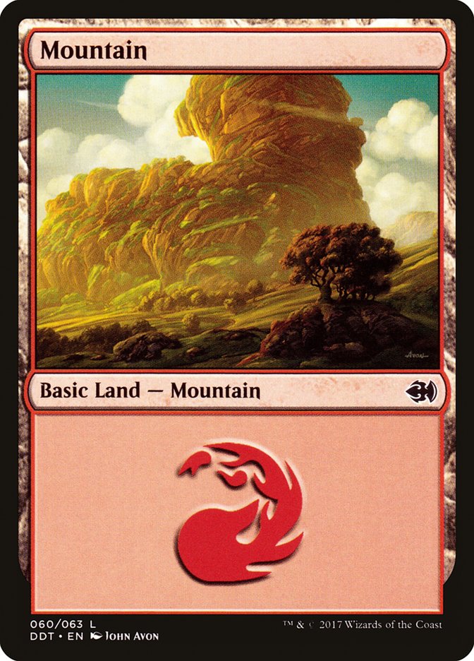 Mountain (#60) [Duel Decks: Merfolk vs. Goblins]