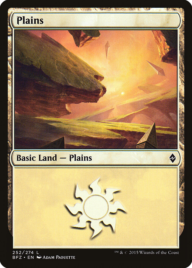 Plains (#252a) [Battle for Zendikar]