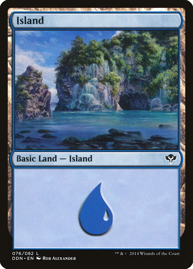 Island (#76) [Duel Decks: Speed vs. Cunning]