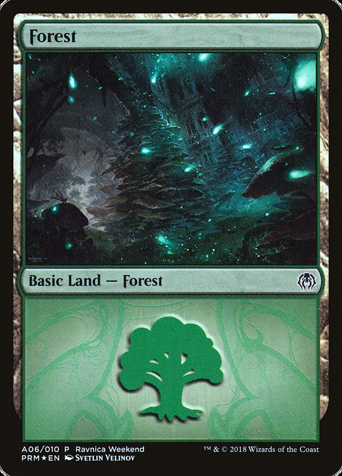 Forest (#A06) [Guilds of Ravnica Ravnica Weekend]