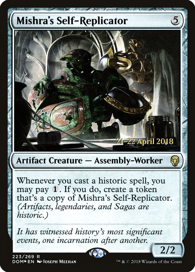Mishra's Self-Replicator  (Prerelease) [Dominaria Prerelease Promos]