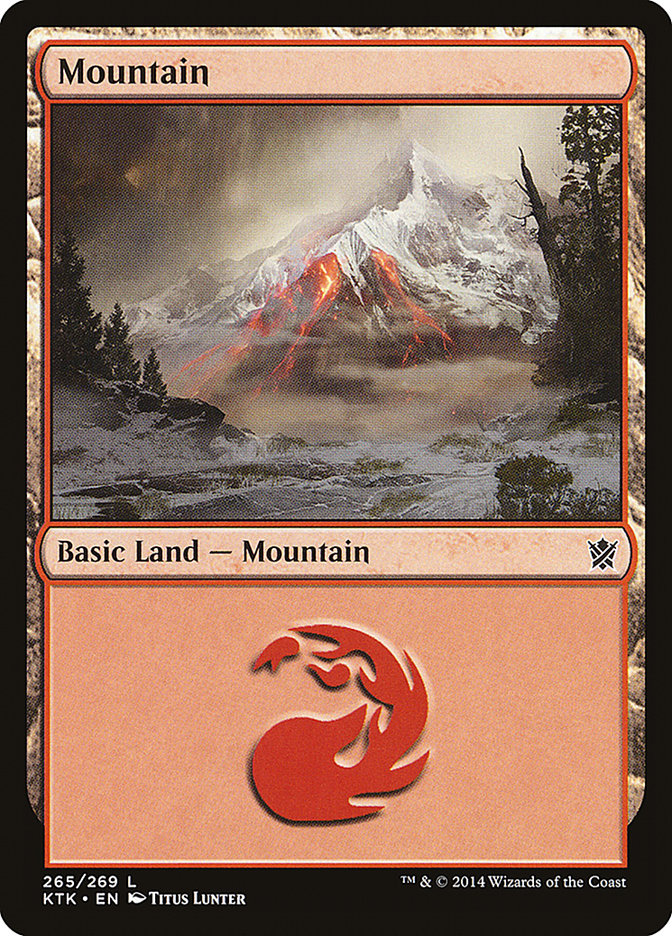 Mountain (#265) [Khans of Tarkir]
