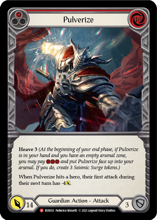 Pulverize [EVR021] 1st Edition Rainbow Foil