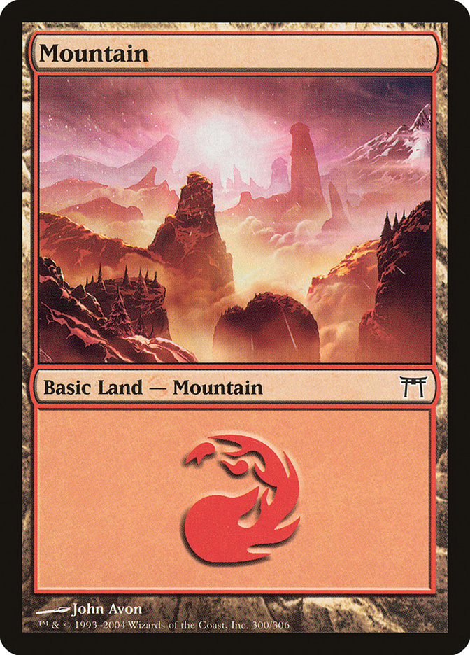 Mountain (#300) [Champions of Kamigawa]