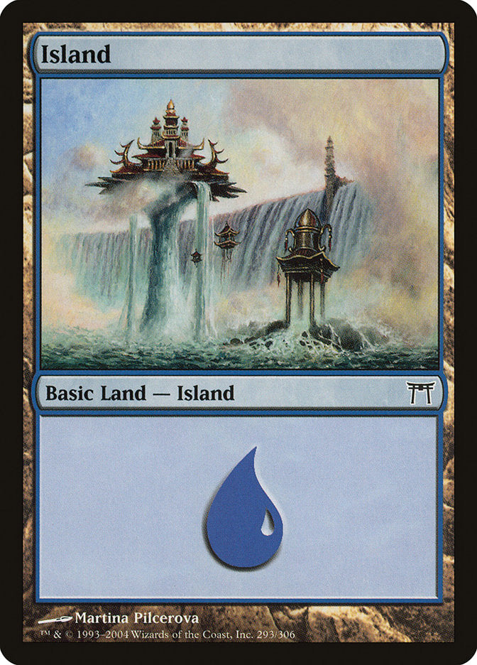 Island (#293) [Champions of Kamigawa]