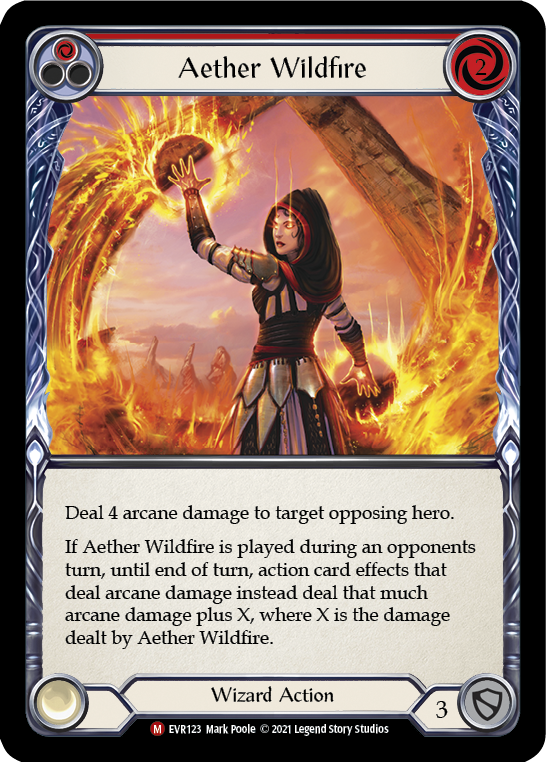 Aether Wildfire [EVR123] 1st Edition Normal
