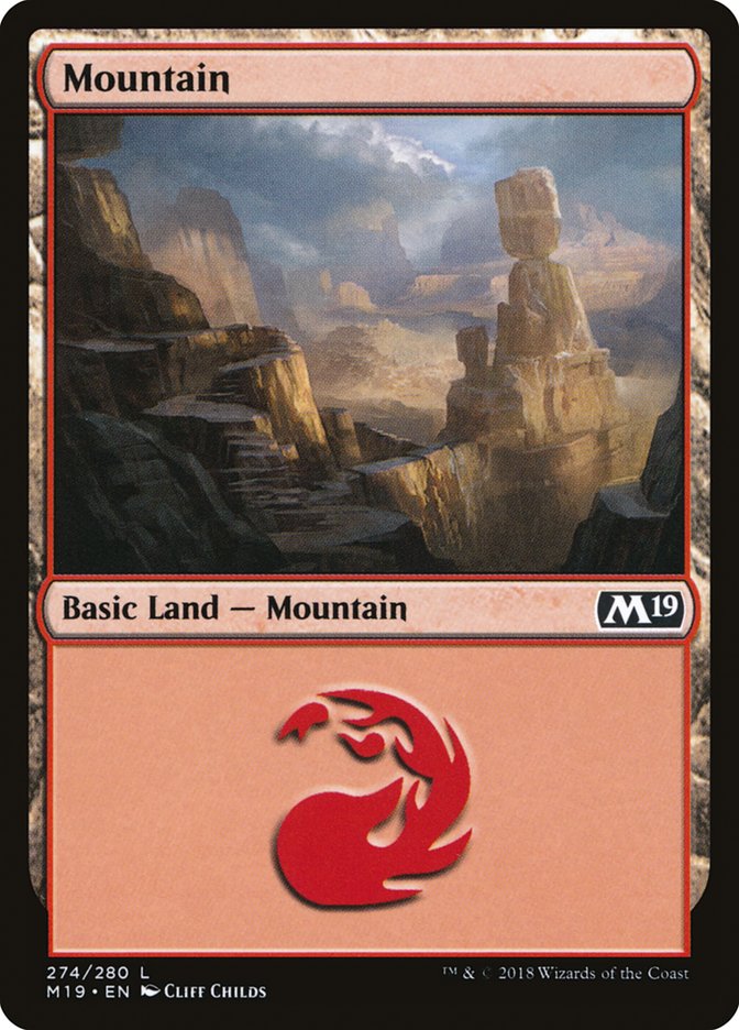 Mountain (#274) [Core Set 2019]