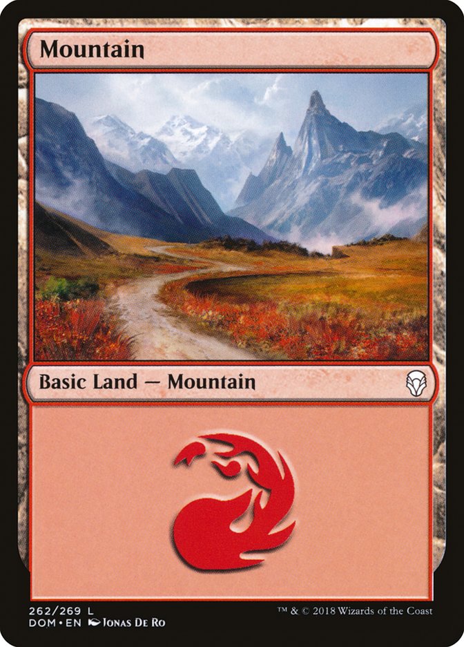 Mountain (#262) [Dominaria]