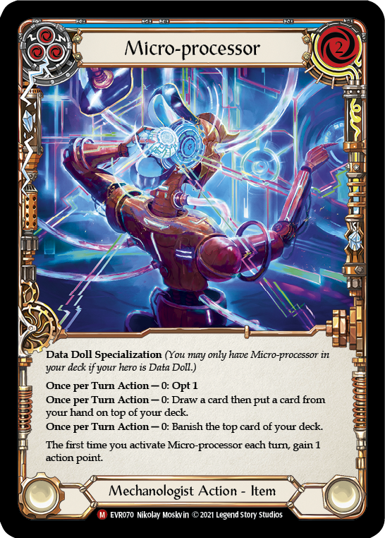 Micro-processor [EVR070] 1st Edition Rainbow Foil