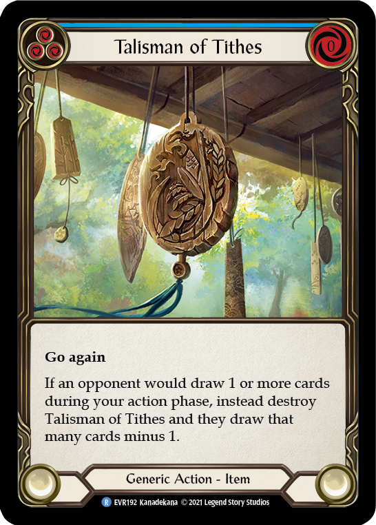 Talisman of Tithes [EVR192] 1st Edition Cold Foil