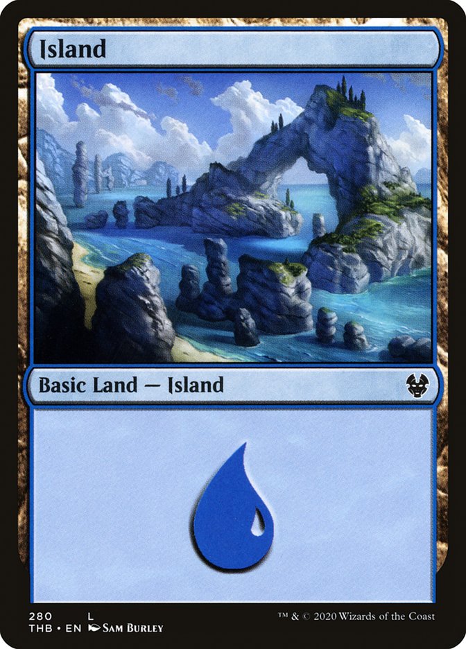 Island (#280) [Theros Beyond Death]
