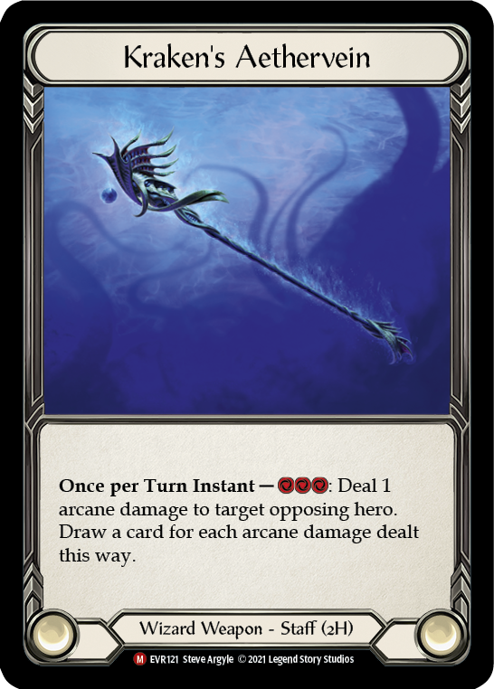 Kraken's Aethervein [EVR121] 1st Edition Normal