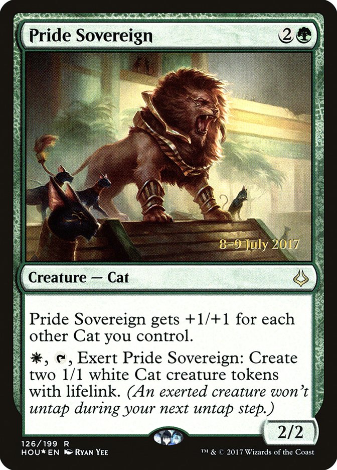 Pride Sovereign  (Prerelease) [Hour of Devastation Prerelease Promos]