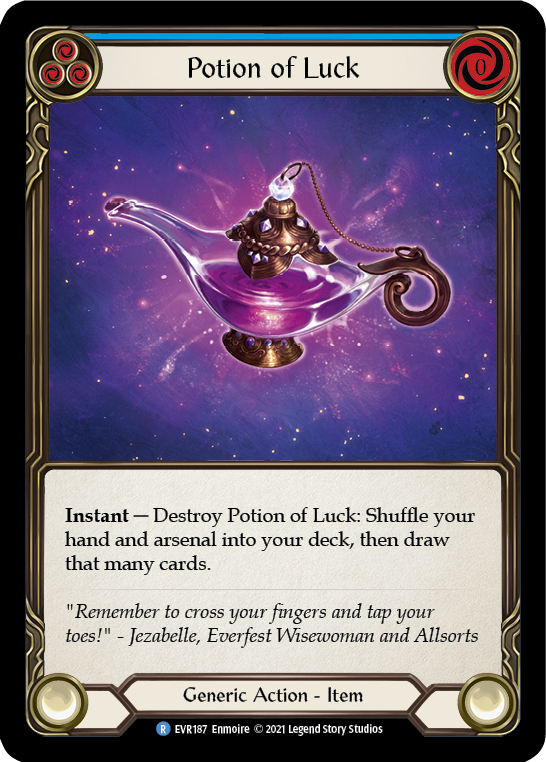 Potion of Luck [EVR187] 1st Edition Cold Foil