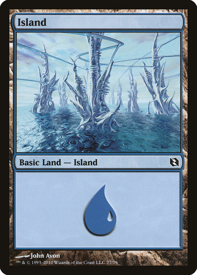 Island (#77) [Duel Decks: Elspeth vs. Tezzeret]