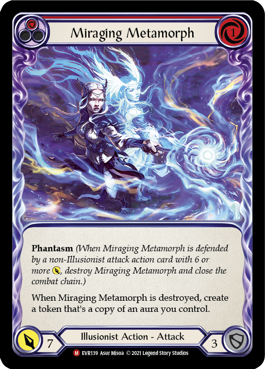 Miraging Metamorph [EVR139] 1st Edition Rainbow Foil