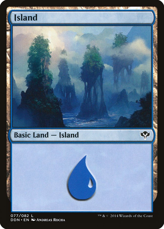 Island (#77) [Duel Decks: Speed vs. Cunning]
