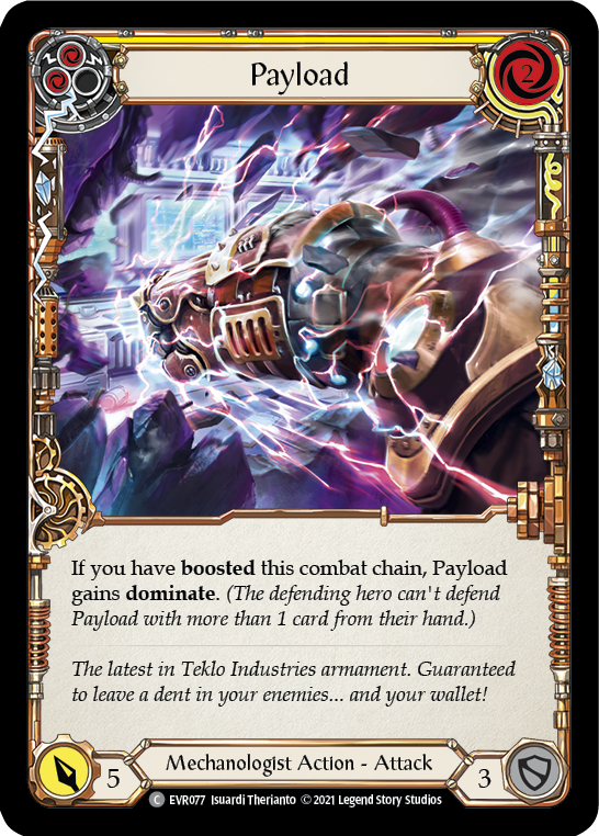 Payload (Yellow) [EVR077] 1st Edition Rainbow Foil