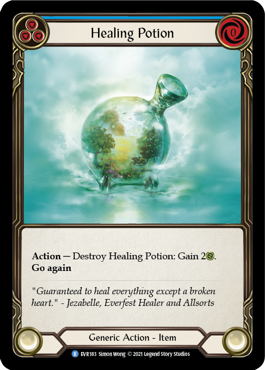 Healing Potion [EVR183] 1st Edition Cold Foil