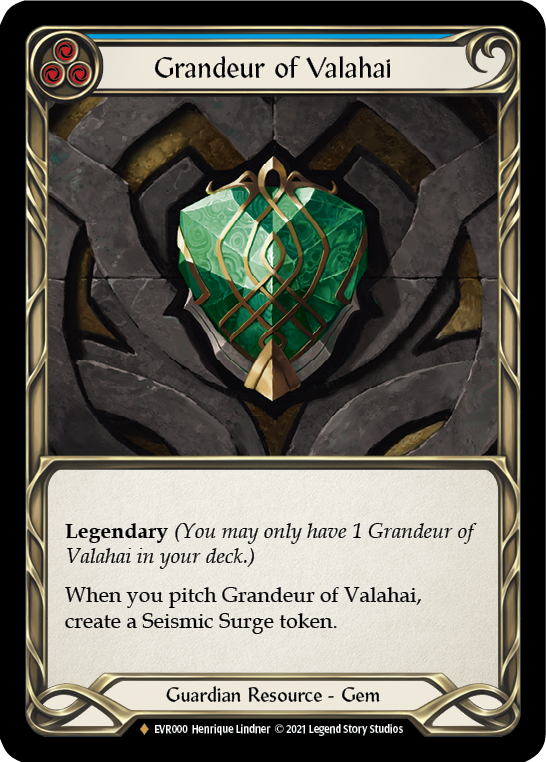 Grandeur of Valahai [EVR000] 1st Edition Cold Foil