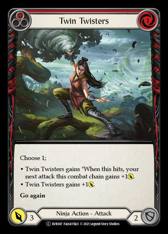 Twin Twisters (Red) [EVR047] 1st Edition Normal